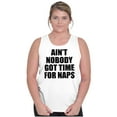 thumbnail image 4 of Funny Aint Nobody Got Time For Naps Plus Size Graphic Tank Top Brisco Brands 3X, 4 of 5
