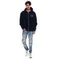 thumbnail image 4 of Champion LIFE Men's Reverse Weave Full-Zip Hoodie Small, Black/Big C Chenille Logo, 4 of 5