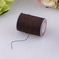 thumbnail image 2 of veasfak 130M 0.5mm Fil Rond pour Couture Cuir - Brun Foncé, 2 of 8