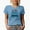 Baby Blue, variant on You Are Doing a Great Job Quote with a Vintage Typewriter & Flowers Art Merch Gift, Heather Grey T-Shirt, Small