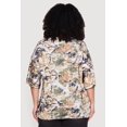 thumbnail image 4 of Women's Plus Size Hunter Camo Graphic Print Jersey Mesh Top, 4 of 4