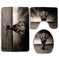 thumbnail image 1 of ABPHQTO Elefante bajo nubes oscuras Juego de alfombras de baño de 3 piezas Alfombra de baño Alfombra de contorno y tapa de inodoro ABPHQTO Cont-CHAPPLE-37237, 1 of 2