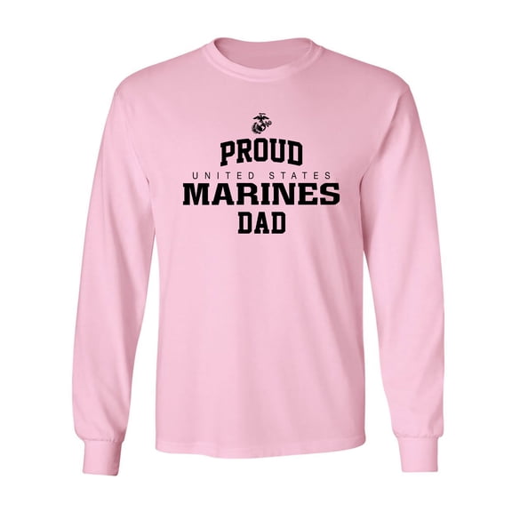 Proud Marines DAD Adult Long Sleeve T-shirt