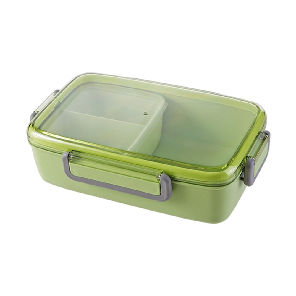 Papaba Lunch Box,900/1100ml Portable Seal Lunch Box Separate Grid Bento