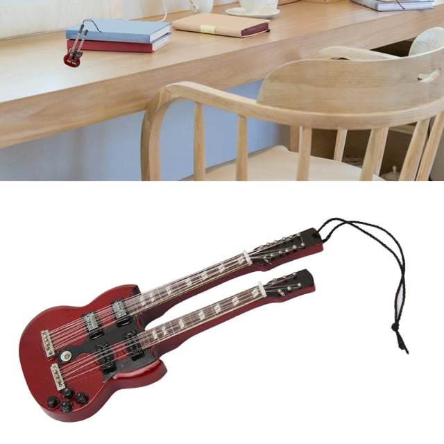 Adorno De Guitarra Eléctrica En Miniatura, Modelo De Guitarra En Miniatura Versátil Para Estudio Para Fiesta De Cumpleaños