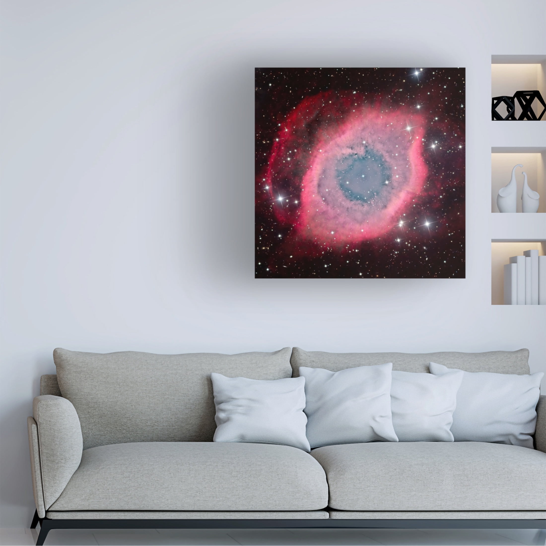 Trademark Fine Art Vikas Chander The Helix Nebula Canvas Wall Art