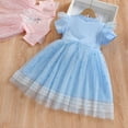 thumbnail image 2 of Little Girls Princess Dress Summer Short Sleeve Costume Cosplay Dress up, 2 of 5