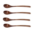 thumbnail image 4 of Cuchara de madera larga, 4 piezas Cuchara de madera Cuchara de madera para cocinar Cuchara de madera Logre más, 4 of 12