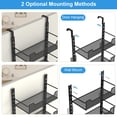 thumbnail image 4 of Organizador de despensa para colocar sobre la puerta VyGrow de 8 niveles con cesta ajustable, 4 of 6
