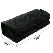 KFFKFF Sound Dampening Blanket 96 x 80 Studio Grommeted Blanket Acoustic Black