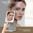 thumbnail image 3 of Espejo de maquillaje LAMPICK Travel 1X con aumento de 5X y 72 LED, 3 of 7