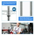thumbnail image 3 of BestOffice 18"W x 48"D x 82"H 6-Shelf Unit, Silver, 3 of 5