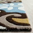 thumbnail image 4 of SAFAVIEH Wyndham Kristen Abstract Floral Wool Area Rug, Blue/Multi, 6' x 9', 4 of 5