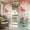 Pink, variant on 1 Panel Outdoor Curtains for Patio Waterproof 54"x95" Cherry Blossoms Weatherproof Privacy Outsides Curtains, Farmhouse Rustic Goldfish Burlap Grommet Thermal Drapes for Cabana Porch Pergola