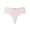 Light Pink, variant on Womens Solid Lace Triangle Bikini Underwear Soft Lightweight Daily Wear, Size XL