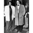 thumbnail image 2 of Opera Singer Marian Anderson With Her Husband Orpheus H. Fisher At The Opening Night Of The Metropolitan Opera History, 2 of 2