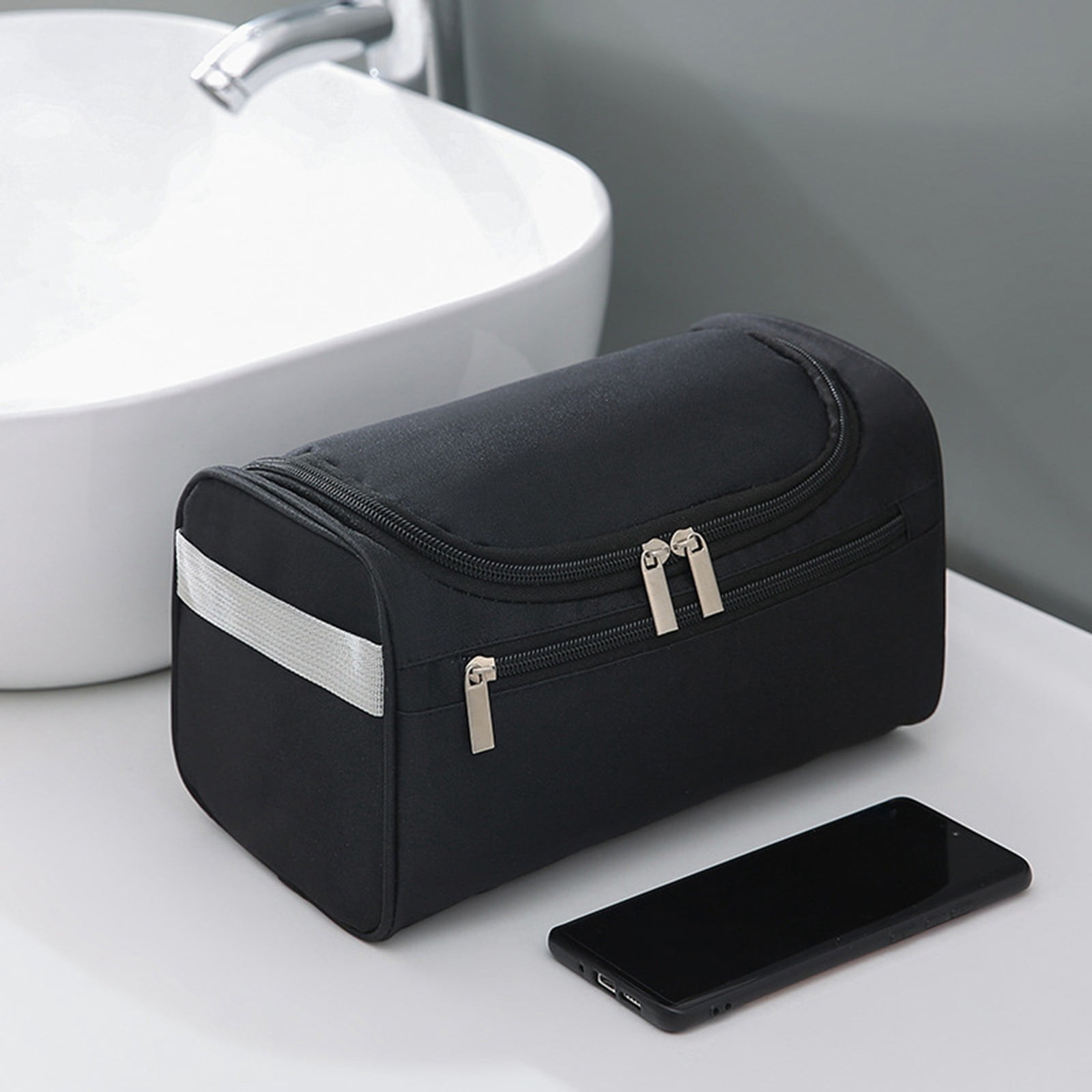 1-3PC Travel Toiletry Bag for Men and Women Hanging Toiletry Organizer Dopp Kit for Shaving Travel Accessories Essentials Portable Small Bathroom Bag Valentine Day Gift