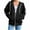 Black, variant on Otntypg Full Zip up Hoodie Jackets for Women Trendy Oversized Casual Long Sleeve Hooded Pullover Sweatshirts Lightweight Athletic Fall Outwear Coat with Zipper Pockets Black L