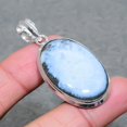 thumbnail image 2 of Blue Opal Oval Shape Gemstone Pendant Handmade Unique Gift Jewelry 2.10" FP 1360, 2 of 2