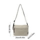 thumbnail image 3 of Bolso de hombro ligero e informal para mujer, elegante y tipo mensajero, bolso cuadrado de tela compacto para uso diario., 3 of 6