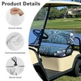 thumbnail image 4 of Pzuqiu 2 PCS Golf Cart Front Seat Covers Breathable Golf Cart Seat Towel Blanket Easy Install and Clean Keep Cool in Summer Suitable for All Seasons, Polynesian Turtle, 4 of 7