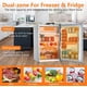 thumbnail image 3 of Qinaqin Compacto Cooling Single Mini Refrigerator 4.3 Cu.Ft con Freezer Ajustable Thermostat & Slide-Out Vidrio Shelves Reversible Puerta Ideal para cm de Profundidadorm Oficina RV, 3 of 5