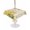 beige, variant on Outdoor Tablecloth with Umbrella Hole for Patio/Picnic/Party/Camping, Lemon Gnomes Waterproof Table Cloth Square Cover Washable, Summer Tropical Fruits Black White Plaid (60"x 60")