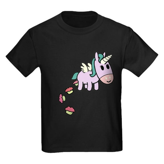 CafePress - Unicorncakes3 T Shirt - Dark T-Shirt Kids XS-XL
