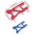 thumbnail image 3 of Professional Suspension Arms Wear-resistant Steering Cup Rear Bridge Long-Span Practical Pull Rod Wheel Block Replacement Parts Rear Swing Arm/Blue, 3 of 7