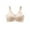 Beige, variant on Honeeladyy Womens Plus Size Bra Wire Free Underwear Bra Everyday Underwear Birthday Gifts for Girlfriend #Ec-S