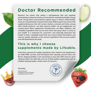 Lifeable Kids Vitamin D3 + K2 Gummies, Natural Strawberry, 60 Gummies, Lifeable