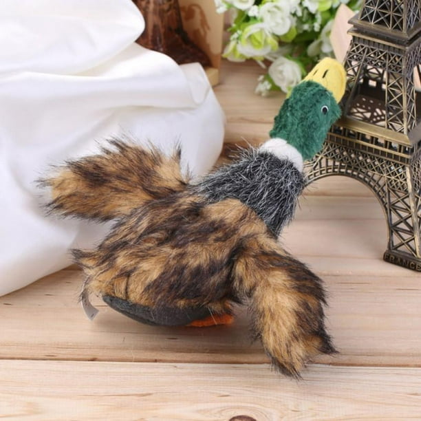 Pet Mallard Duck Dog Toy Squeaky Dog Toy Plush Puppy Dog Chew