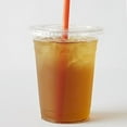 thumbnail image 2 of Gusto 16 oz. Crystal Clear Plastic Cups With Flat Lids [100 Sets], 2 of 4