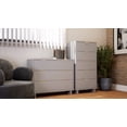 thumbnail image 2 of Manhattan Comfort Granville Light Grey 5-Drawer Tall Dresser and 3-Drawer Standard Dresser (Set of 2), 2 of 18