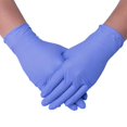 thumbnail image 1 of Latex Free Gloves Multipurpose Vinyl Gloves, 100 Count, Disposable Gloves, Powder Free, Food Safe Single BoxPurpleM, 1 of 1