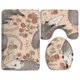thumbnail image 1 of ABPHQTO Hermosas escamas de pescado sirena turquesa Juego de alfombras de baño de 3 piezas Alfombra de baño Alfombra de contorno y tapa de inodoro ABPHQTO  Cont-CHAPPLE-16205, 1 of 2