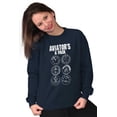 thumbnail image 5 of 6 Pack Brew Airforce Beer Flight Unisex Plus Size Sweatshirt Brisco Brands 5X, 5 of 6