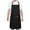 Black, variant on Syntus Unisex Kitchen Apron with Pockets, Adjustable, Stain-Resistant, 1-Pack Bib Apron, Black & White Stripe