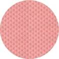 thumbnail image 1 of Ahgly Company Indoor Round Patterned Pastel Pink Area Rugs, 7' Round, 1 of 6