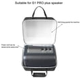 thumbnail image 3 of Étui de Transport pour Haut-Parleur Bluetooth, Sac de Rangement Rigide et Portable pour Haut-Parleur S1 PRO Plus, Câble d'Alimentation pour Microphone, Noir, 3 of 5