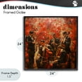 thumbnail image 4 of Stupell Industries Contemporary Play More Jazz Performance Black Framed Giclee Art, 24 x 24, by Marta Wiley, 4 of 8