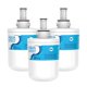 thumbnail image 1 of AQUA CREST DA29-00003G Filtro de agua para refrigerador, repuesto para Samsung DA29-00003G, DA29-00003B, DA29-00003A, Aqua-Pure Plus, HAFCU1, RFG237AARS, RS22HDHPNSR, RSG257AARS, WSS-1 (paquete de 3), 1 of 5