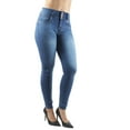 thumbnail image 2 of Fashion2Love Women's Juniors/Plus Size Colombian Design Butt Lift High Waist Skinny Jeans, 2 of 9