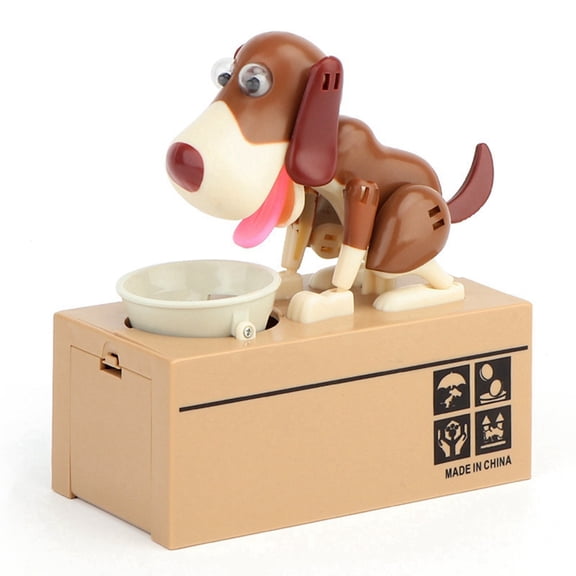 Cute Dog Coin Piggy Bank-an Ideal Christmasgift for Children, Encouraging Saving with I mj2639