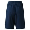 thumbnail image 5 of Sngxgn Mens Outdoor Casual Elastic Waist Lightweight Fishing Hiking Shorts(Blue,L), 5 of 8