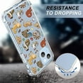 thumbnail image 3 of Reptile Collage Clear Case for iPhone 14 Mini,Aesthetic Art Design Case for Men Women,Unique Soft Transparent TPU Bumper Case Cover, 3 of 5