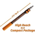 thumbnail image 2 of ft Long Telescopic Extension Pole Multipurpose Extendable Pole with Universal Twiston Metal Tip Lightweight and Sturdy Best Telescoping Pole for Painting Dusting and Wind, 2 of 7