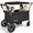 Black-4Seater, variant on Wagon Stroller for Kids, SaveJoy 3-in-1 Collapsible Stroller Wagon for 2 Toddlers with Removable Canopy, 5-Point Harness, All-Terrain Wheels