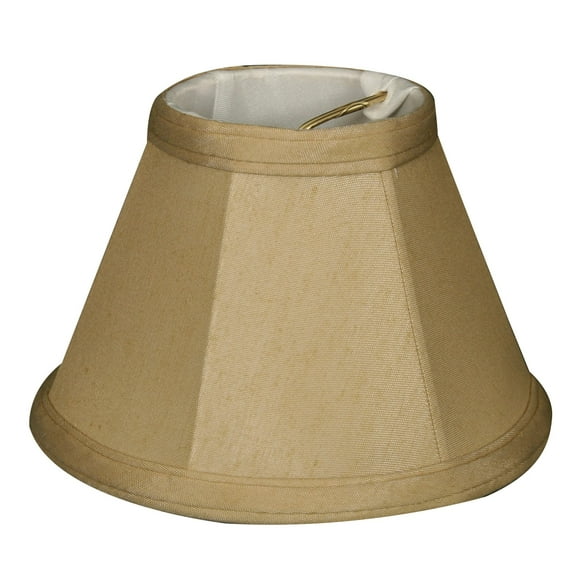 Royal Designs, Inc. Empire Chandelier Shade with Flame Clip Fitter, CS-101AGL, Antique Gold, 2 x 3.5 x 3.15