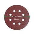 thumbnail image 3 of 100 Piezas de Papel de Lija Orbital Aleatorio con Velcro de 125 mm, Discos de Lija con Velcro Redondos de 8 Orificios de 125 mm para Lijadora Orbital Aleatoria de Grano 20x 40/60/80/120/180, 3 of 4